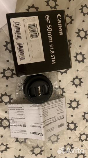 Объектив Canon EF 50мм 1.8 stm