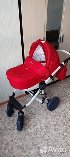 Детская коляска Adamex Barletta 2 в 1, стразы