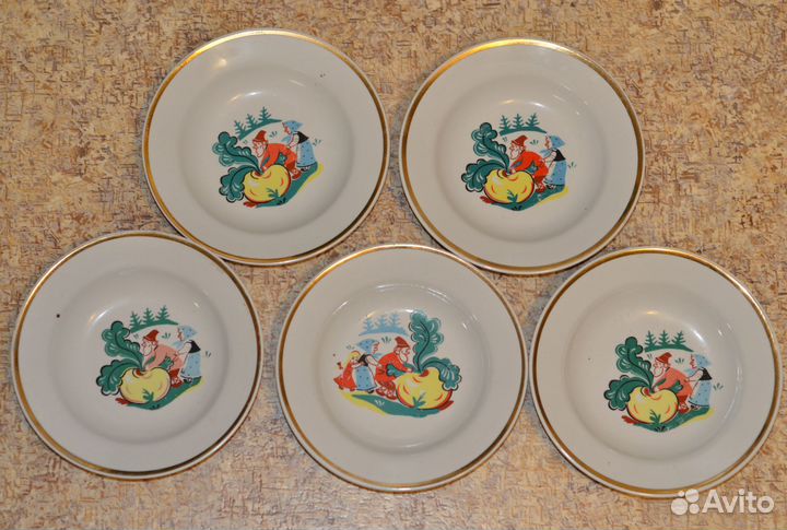 Посуда детской тематики СССР