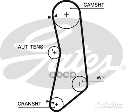 Ремень грм 5627xs Gates