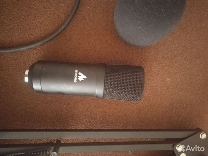 USB Микрофон maono AU-A04 + звуковая карта