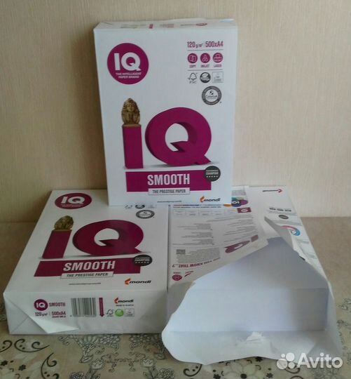 IQ Smooth, A4, 120 г/м2 - 500 листов
