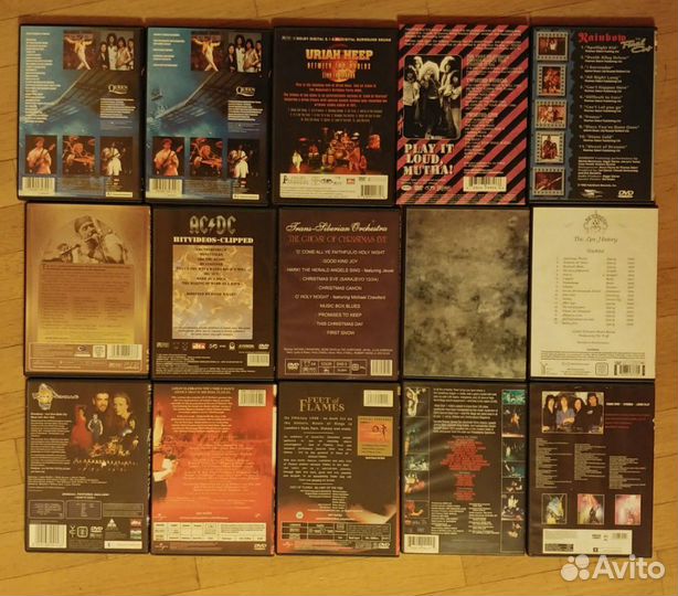 Концертные музыкальные DVD (рок, металл и др)