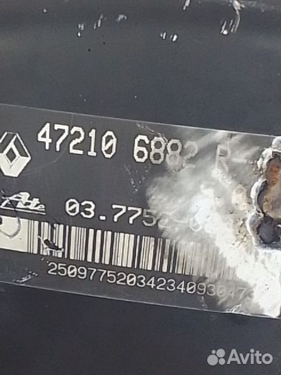 Усилитель тормозов вакуумный Dacia Logan