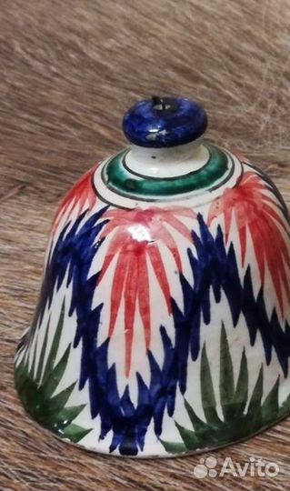 Колокольчик из фарфора, из Узбекистана