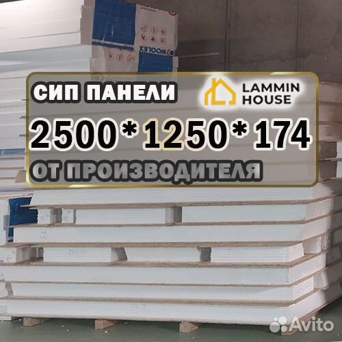 Сип панели 2500*174. Домокомплекты