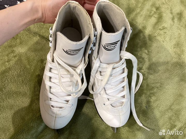 Коньки фигурные женские 35/36рр