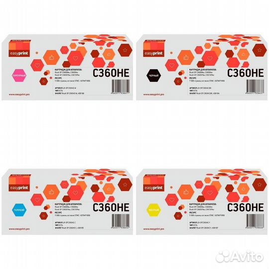 Картридж EasyPrint LR-SPC360H-cmyk 1479664