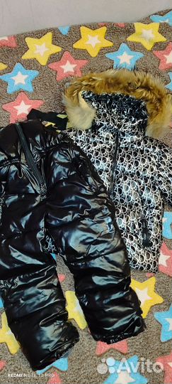 Зимний комбинезон раздельный унисекс 98 размер