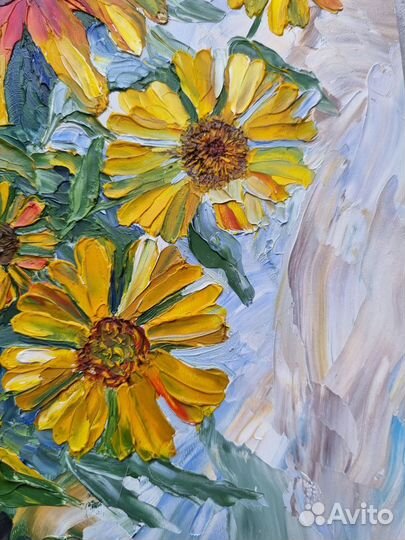 Картина маслом мастихином