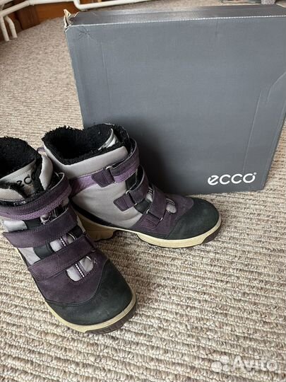 Ботинки зимние ecco 39