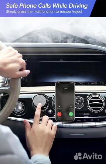 Auх адаптер для магнитолы с Bluetooth