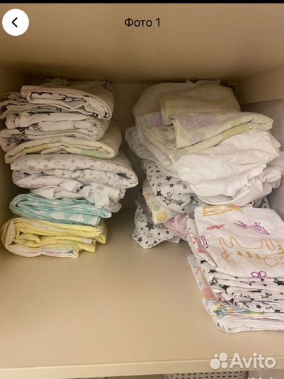 Детское постельное белье 120х60