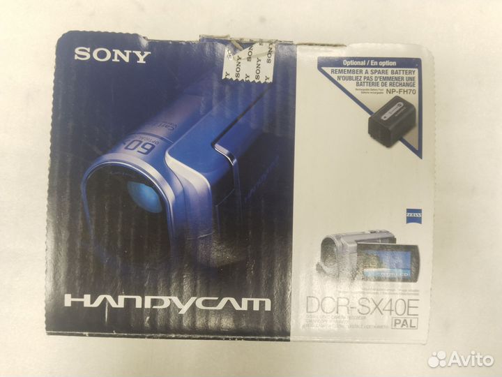 Видеокамера sony dcr-sx40e