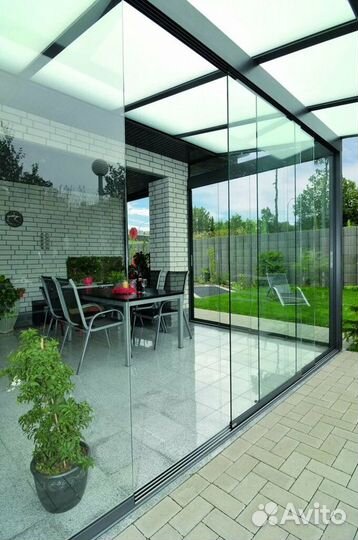 Стеклянные двери и перегородки