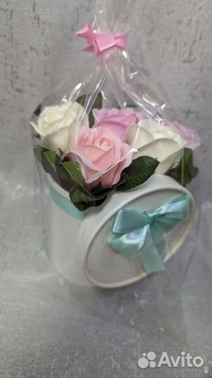 Подарок ко дню воспитателя, учителя. Мыльные розы
