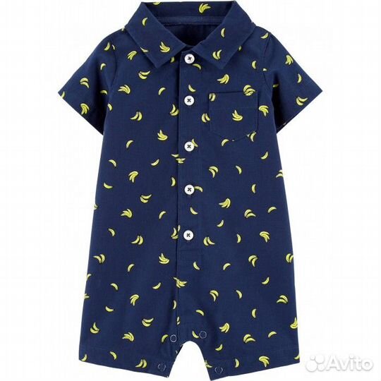 Carters песочник 62 бананы