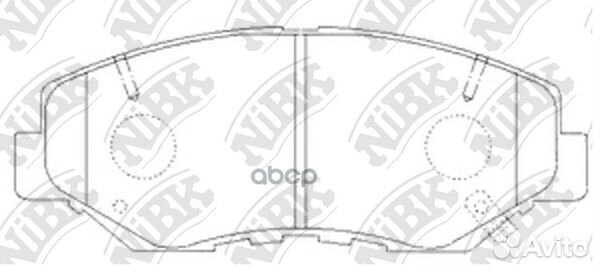 Колодки торм.пер. honda Accord 03- 2.0/2.4/2.2C
