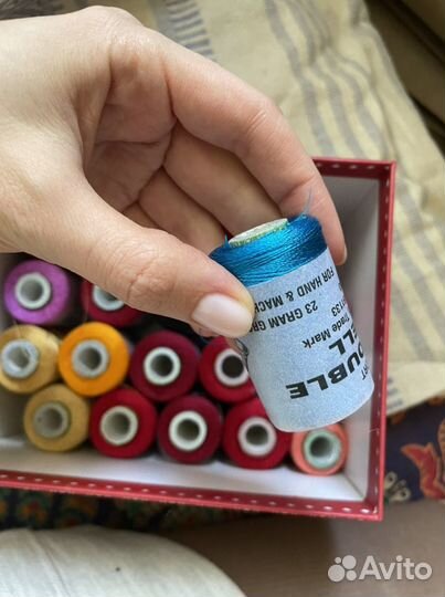 Шелковые нитки/22 катушки. Индия