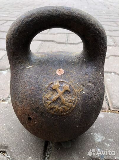 Гиря царская пудовая 2 пуда 32 кг