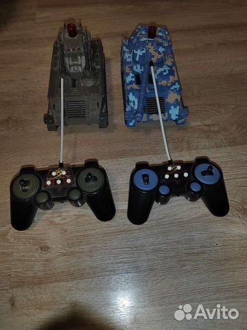 Танковый бой. Экскаватор на радиоуправлении