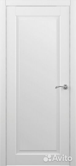 Межкомнатная дверь Эрмитаж 7 глухая белый 600x2000