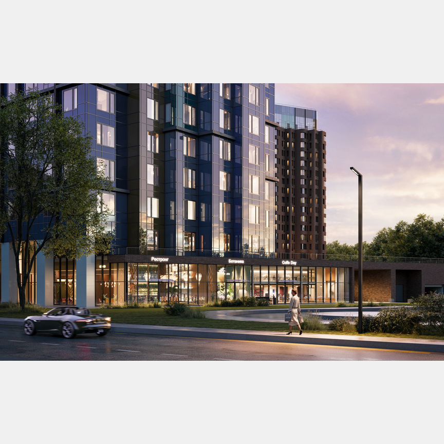 2-к. квартира, 65,9 м², 21/43 эт.