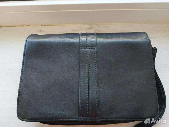 Сумка мужская барсетка натуральная кожа