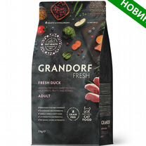 Корм Grandorf Fresh для кошек, утка с бататом, 2кг