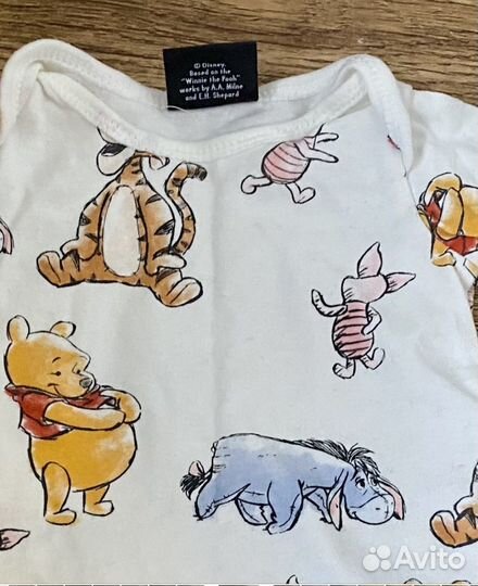 Бодики, серии Disney, Winnie Pooh, 0-3 мес