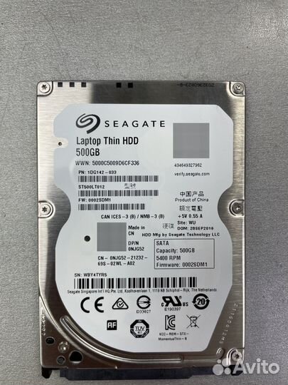 Seagate ST500LT012, 500Gb, HDD, SATA II, 2.5