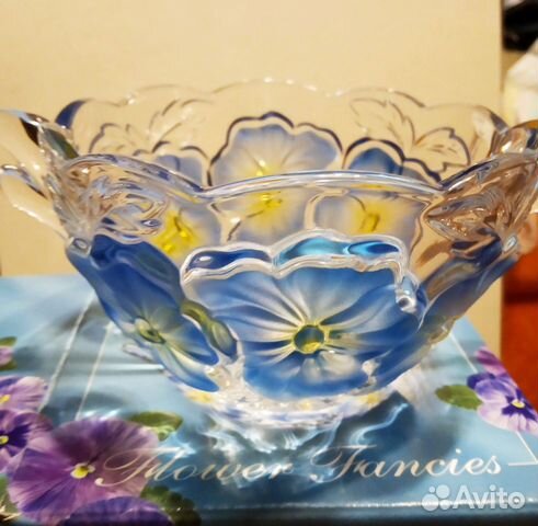 Фарфоровая посуда и стеклянные вазочки Япония Герм