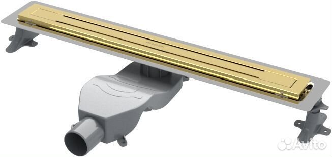 Душевой лоток Boheme Premium Trendy 80 см, золото