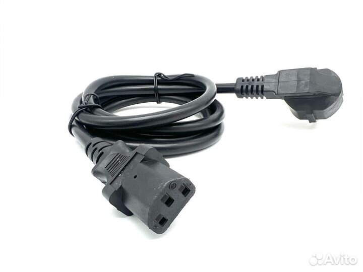 Кабель питания C13, S22, 3х1,5, 16А, 1,3м ГОСТ