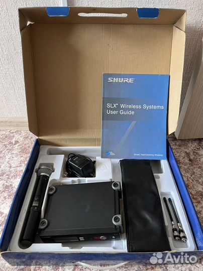 Радиомикрофон Shure SM-58 SLX2/SLX4