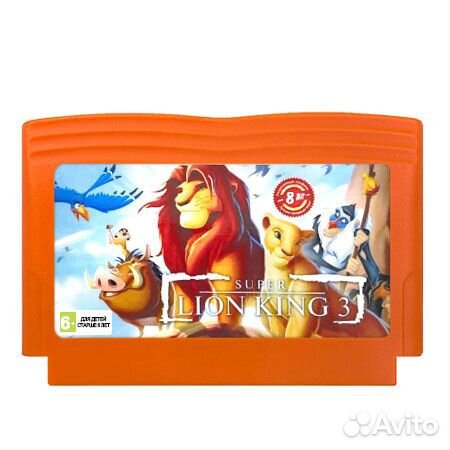 Lion King 3: Timon and Pumba 8-bit, английская вер