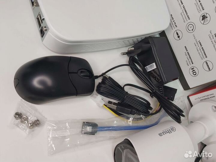 Комплект видеонаблюдения 4 Мп dahua 2 камеры