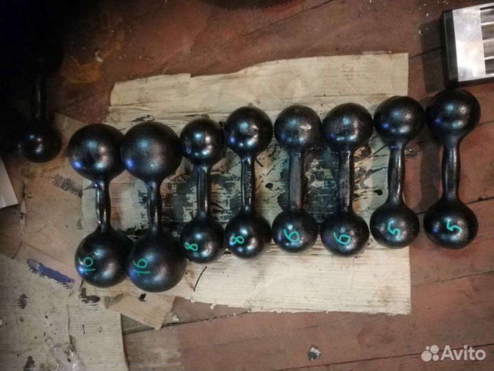 Гантели литые СССР