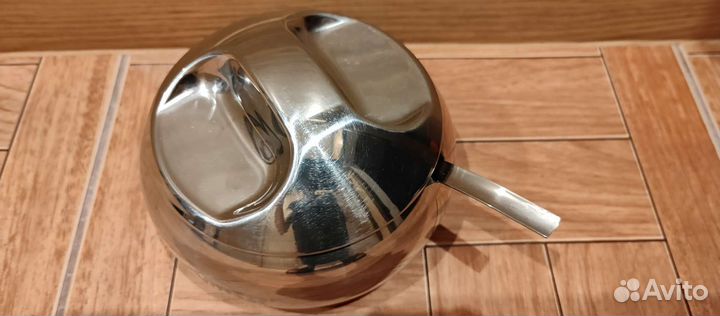 Сахарница металлическая с ложкой Vitesse