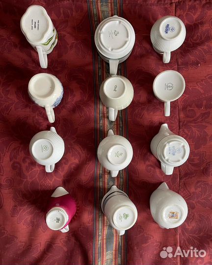 Коллекция молочников и сливочников 125 шт