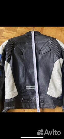 Мотокуртка кожаная мужская бу