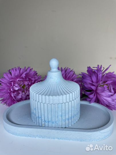 Вазы, подносы, шкатулки из гипса