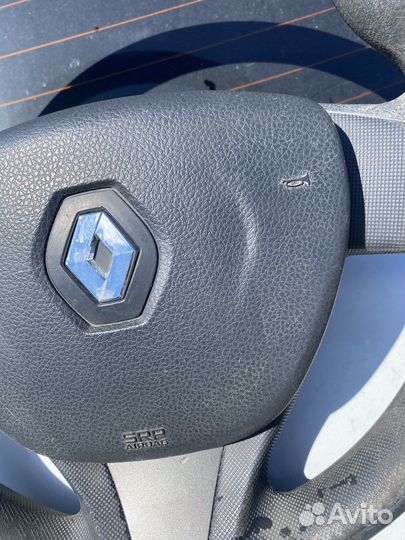 Руль renault logan 2 с подушкой
