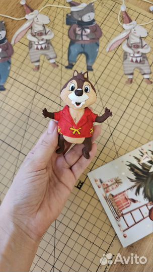 Елочная игрушка из ваты