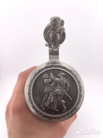 Коллекционная оловянная пивная кружка Giesser