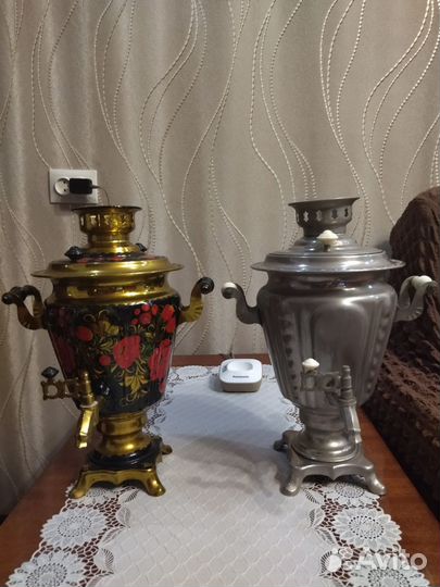 Самовар электрический гжель