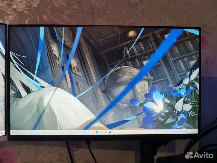 Два Мониторв 144 гц 24 дюйма ips черный и белый