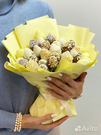 Клубника в шоколаде Букет Подарок Новый год