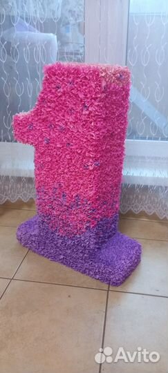 Цифра 1 на годик девочке