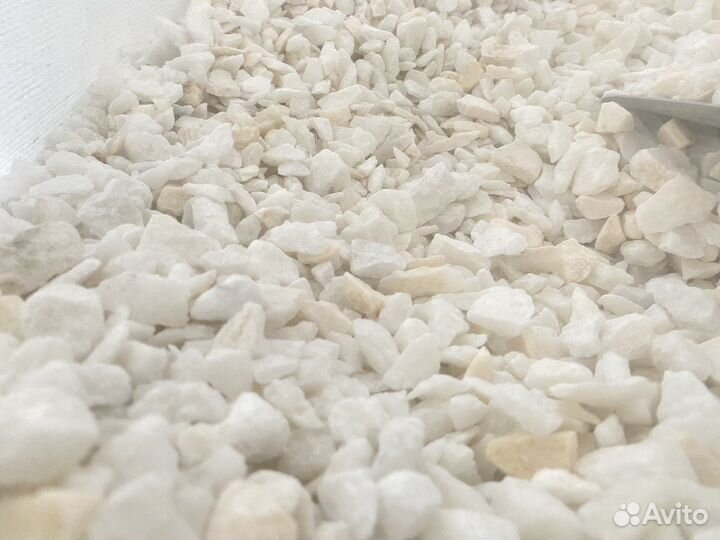 Щебень мраморный белый 10 20